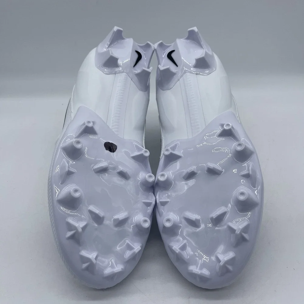 Nike FZ4268-100 Men's Size 14 Vapor Edge Elite 2 Carbon White Football Cleats